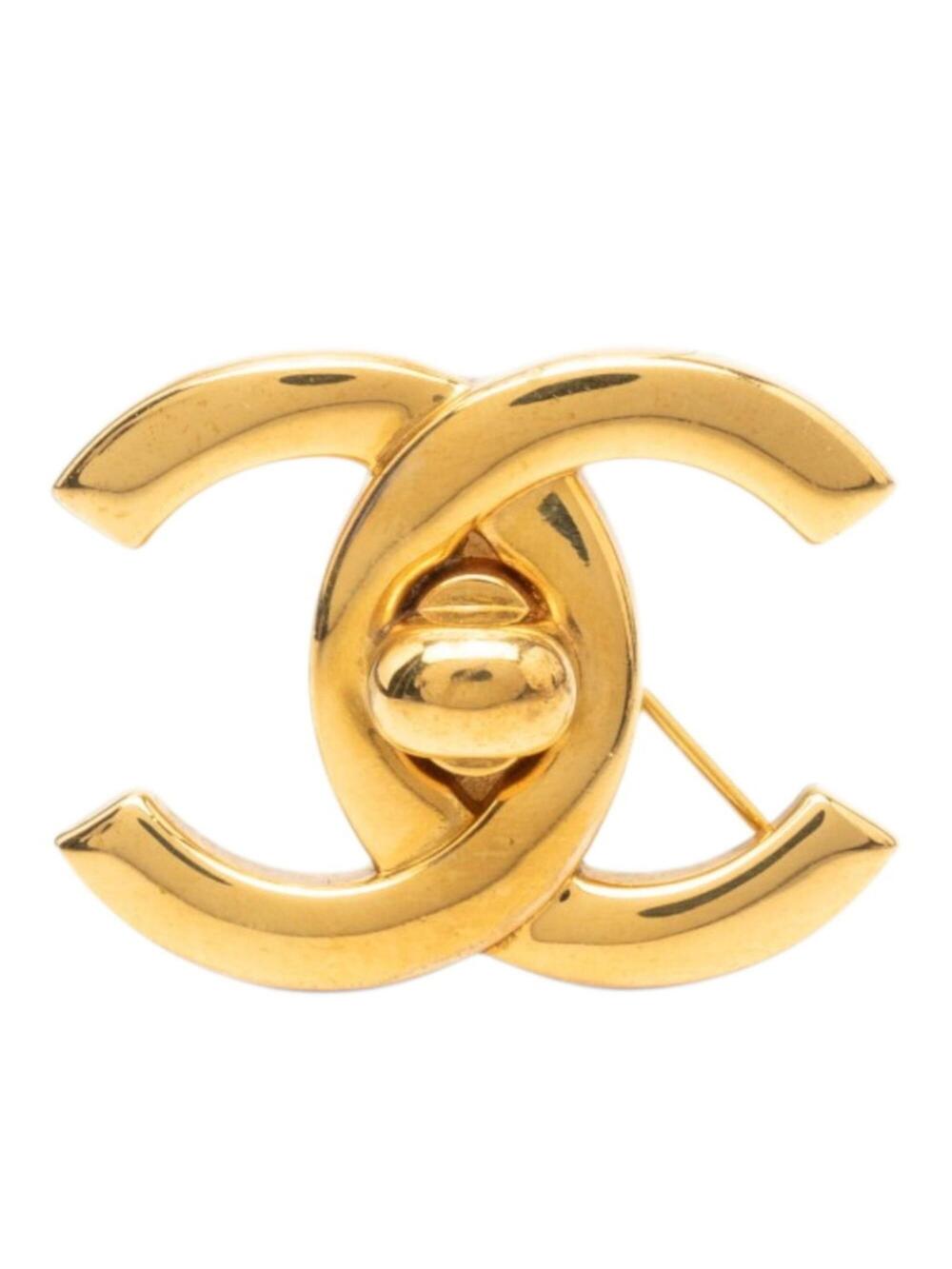 Chanel Cc Logo Brooch Metal #346595C84B